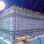 Full moon over the Ritz-Carlton Montreal 1 (Ritz...)